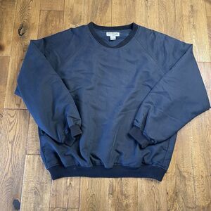 Penguin by Munsingwear Sport Pullover Jacket Windbreaker Men's Size L Navy VNeck